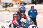 Mat Mladin ready to leave the pits